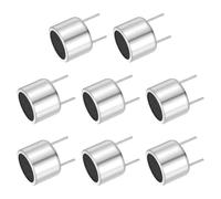 sourcing map 8 Pcs Ultrasonic Module Distance Sensor TCT40-16T High Precision Distance Measuring Transducer Ultrasonic Ranging Sensor, Silver