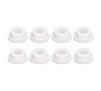 sourcing map 8 Pieces White Plug Holes, Waterproof Rubber Button Plug for 27mm / 1.06" Hole