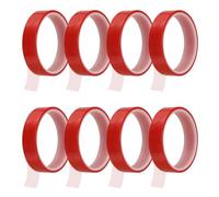 sourcing map 8 Rolls Heat Tape, 20mm x 16m(52FT) No Residue High-Temperature Resistant Tape Heat Transfer Tape for Sublimation Electronics 3D Printing Soldering, Red