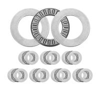 sourcing map 8 Sets NTA1220+2TRA Thrust Needle Roller Bearings with Washers, 3/4 x 1-1/4 x 5/64 inch Chrome Steel Needles Roller Bearing