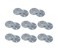sourcing map 8 Sets Sewing Snap Buttons, 23mm Invisible Press Studs Buttons Sew-on Metal Snap Fasteners Zinc Alloy for Clothes DIY Crafts, Gray