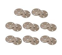 sourcing map 8 Sets Sewing Snap Buttons, 23mm Invisible Press Studs Buttons Sew-on Metal Snap Fasteners Zinc Alloy for Clothes DIY Crafts, Camel