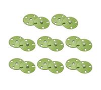 sourcing map 8 Sets Sewing Snap Buttons, 23mm Invisible Press Studs Buttons Sew-on Metal Snap Fasteners Zinc Alloy for Clothes DIY Crafts, Green