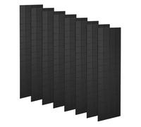 sourcing map 8 Sheet 960 Pieces Self Adhesive Mirror Mosaic Tiles 10x10mm Small Square Mirror Tiles Sticker Disco Ball Stickers Mini Glass Tiles for DIY Craft Party Home Decoration, Black