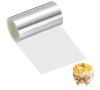 sourcing map 8 x 500 cm Cake Collar, Acetate Sheets for Baking Clear Acetate Rolls Transparent Cake Wrapping Strips for Chocolate Mousse Baking Surrounding Edge Decorating Supplies