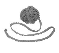 sourcing map 8 Yards Pom Trim Ribbon, 0.4" Wide Light Grey Pom Ball Fringe Trim Sewing Fringe Fabric Ribbon for DIY Crafts Curtain Clothes Pillow Home Decoration, 5mm