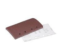 sourcing map 80 Grit 1/3 Sanding Sheet Sander Sandpaper Hook and Loop Pads 8 Hole 10pcs
