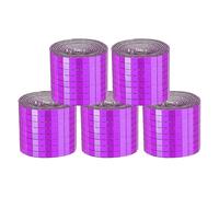 sourcing map 8000 Pcs Mirror Mosaic Tiles 5 x 5 mm Square Glass Self-Adhesive Disco Ball Mirror Tiles Sticker for DIY Craft Decoration Art Collage Card Making, Purple