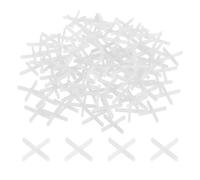 sourcing map 800Pcs Tile Spacers, 1.5mm 1/16" Cross Shape Wall Floor Tile Spacer Tiling Tools for Ceramic Tile Installation, White