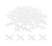 sourcing map 800Pcs Tile Spacers, 2mm 5/64" Cross Shape Wall Floor Tile Spacer Tiling Tools for Ceramic Tile Installation, White