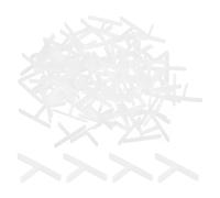 sourcing map 800Pcs Wall Floor Tile Plastic T-Shape Spacers Tiling Tools 1.5mm 1/16" Tile Spacers for Ceramic Tile Installation, White