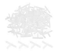 sourcing map 800Pcs Wall Floor Tile Plastic T-Shape Spacers Tiling Tools 2.5mm 3/32" Tile Spacers for Ceramic Tile Installation, White