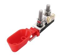 sourcing map 80A Terminal Block Fuse, 58V DC Marine Rated Battery Fuse and Terminal Block for the Circuit Protection of Automobiles RVs Cranes Ships Charging 23.5x20x12mm