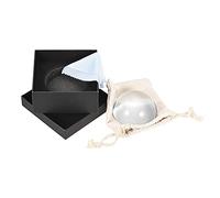 sourcing map 80mm Dome Magnifier 6X Acrylic Half Ball Reading Magnifying Glass