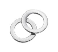 sourcing map 80Pcs 304 Stainless Steel Flat Washers, M3x5x0.5mm Ultra Thin Flat Spacers, Flat Ring Fasteners for Bolts Screws, Electronic Repair, Automotive, Mechanical Industry