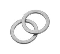 sourcing map 80Pcs 304 Stainless Steel Flat Washers, M5x7x0.5mm Ultra Thin Flat Spacers, Flat Ring Fasteners for Bolts Screws, Electronic Repair, Automotive, Mechanical Industry