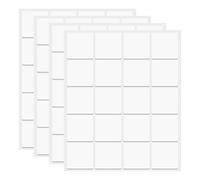 sourcing map 80pcs Double Sided Sticky Tape Dots, Adhesive Two Sided Nano Dots, Clear Removable Mounting Square Sticky Dots Traceless for Art Craft, Festival Decoration, 30 x 30 x 0.8 mm