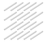 sourcing map 80Pcs M1.5 x 20mm 304 Stainless Steel Metal Dowel Pin, Cylindrical Shelf Support Peg Pin Parallel Pin Fastener for Mechanical Manufacturing, Industry, Furniture Installation, Silver