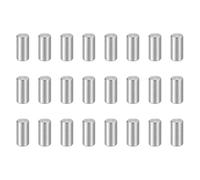 sourcing map 80Pcs M3 x 6mm Dowel Pin, 304 Stainless Steel Cylindrical Dowel Pins, Shelf Support Pegs Rod Fastener for Cabinet Furniture DIY Installation Industry Mechanical