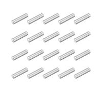 sourcing map 80Pcs M3x12mm 304 Stainless Steel Dowel Pin, Cylindrical Shelf Support Peg Pin Parallel Pin Fastener for Mechanical Manufacturing, Industry, Furniture Installation, Silver