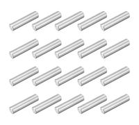 sourcing map 80Pcs M4x16mm 304 Stainless Steel Dowel Pin, Cylindrical Shelf Support Peg Pin Parallel Pin Fastener for Mechanical Manufacturing, Industry, Furniture Installation, Silver