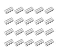 sourcing map 80Pcs M4x8mm 304 Stainless Steel Dowel Pin, Cylindrical Shelf Support Peg Pin Parallel Pin Fastener for Mechanical Manufacturing, Industry, Furniture Installation, Silver