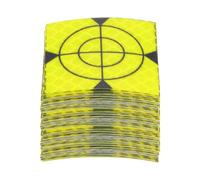 sourcing map 80pcs Survey Reflector Sheets 40x40mm Self-adhesive Reflective Tape Survey Target Mark for Total Stations, Green