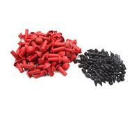 sourcing map 85Pcs Red Rubber Mushroom Shaped Tyre Puncture Patches Tire Repair Tool for Car