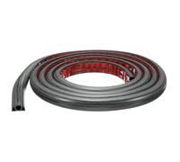 sourcing map 8ft Cord Cover Floor W0.3" x H0.3" Inner Channel PVC Hide Extension Cable Floor Wire Hider Wire Covers Protector for Prevent Cable Trips Cables Management, Dark Grey