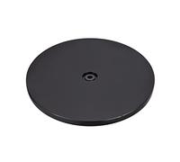 sourcing map 8inch Rotating Swivel Stand with Steel Ball Bearings Lazy Susan Base Turntable for Kitchen Corner Cabinets, Black