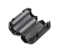 sourcing map 8mm Diameter Printer Cable Ferrite Core Ring Clips Black UF90