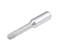 sourcing map 8mm Diamond Straight Router Bit Brazed Cylinder Profile Wheel 1/2-inch Shank for Stone Marble