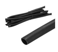 sourcing map 8mm Heat Shrink Tubing Waterproof, 3:1 Dual Wall Marine Adhesive Lined Industrial Heat Shrink Tube Wiring Wrap 20ft 5/16 Inch, Black-6m