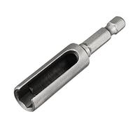 sourcing map 8mm Nut Driver, 1/4" Quick-Change Hex Shank Slotted Drill Bit Socket Wrench Tool, 2.5 Inch Length