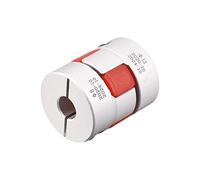 sourcing map 8mm to 12mm Bore L31xD25 Flexible Spider Coupling Jaw Coupler Shaft Joint for Servo Motor