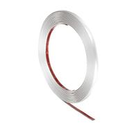 sourcing map 8mm x 5m Wall Trim Peel and Stick Molding Trim Frame, Flexible PVC Self Adhesive DIY Accent Strip for Wall, Ceiling, Floor, Cabinet, Tile, Edge, Borders, Mirror, Matte White