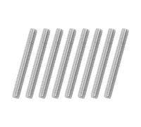 sourcing map 8Pack M6x50mm Fully Threaded Rod, 316 Stainless Steel Right Hand All Thread Screw Studs for Furniture Assembly Fastening, 1mm Pitch