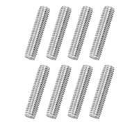 sourcing map 8Pack M8x35mm Fully Threaded Rod, 316 Stainless Steel Right Hand All Thread Screw Studs for Furniture Assembly Fastening, 1.25mm Pitch