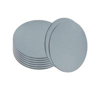 sourcing map 8pcs 1/16"(1.5mm) x2" Steel Plate, Black Hot Rolled A36 Steel Sheet Plate Base, Round Weldable Metal Discs for Industrial Construction Structural Support