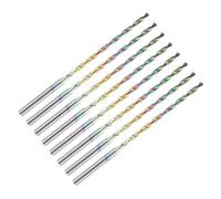 sourcing map 8Pcs 1.5mm Micro Engraving Drill Bits, 2.35mm Shank High-Speed Steel with Quenching Process Mini Twist Drill bit for DIY Resin, Amber and Wood