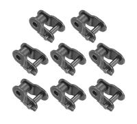 sourcing map 8Pcs 10B-1 Chain Offset Half Link Roller 15.875mm Pitch Carbon Steel Master Connector Links for 10B-1 Chain