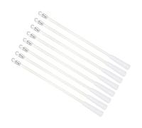 sourcing map 8Pcs 12" Blinds Wand Replacement, PVC Blinds Tilt Wand with Hook and Grip, Vertical Blinds Rod Stick for Window Curtain Opener Accessory, White
