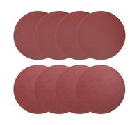 sourcing map 8pcs 12-Inch PSA Sanding Discs, 100+180 Grits Aluminum Oxide Self Adhesive Stick Back Sandpapers, No-Hole Round Wet/Dry Sander Papers, Sand Auto Car Paint, Wood, Metal