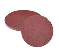 sourcing map 8pcs 12-Inch PSA Sanding Discs, 40 Grits Aluminum Oxide Self Adhesive Stick Back Sandpapers, No-Hole Round Wet/Dry Sander Papers, Sand Auto Car Paint, Wood, Metal