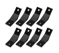 sourcing map 8Pcs 135 Degree Angle Aluminum Profile Corner Brackets, Corner Brace Joint Connectors for 4040 Series (Black)