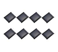 sourcing map 8PCS 1V 0.08W 0.08A Mini Solar Panels for Solar Power, Small Solar Photovoltaic Cells Charge DIY Electric Toy Materials Solar System Kits, 1.18" x 0.98"