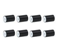 sourcing map 8Pcs 20 x 30mm M5 Thread Female Rubber Mounts, Vibration Isolators, Replaces Anti Vibration Pads Flat Silent Block Base Block