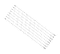 sourcing map 8Pcs 24" Blinds Wand Replacement, Acrylic Blinds Tilt Wand with Hook and Grip, Vertical Blind Rod Stick for Window Curtain Opener Accessory, Clear