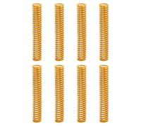 sourcing map 8pcs 3D Printer Heating Bed Spring, 20mm OD 125mm Length Light Load Compression Mould Die Spring 3D Printer Compression Spring for 3D Printer Electric Part, Yellow