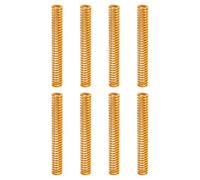 sourcing map 8pcs 3D Printer Heating Bed Spring, 20mm OD 150mm Length Light Load Compression Mould Die Spring 3D Printer Compression Spring for 3D Printer Electric Part, Yellow